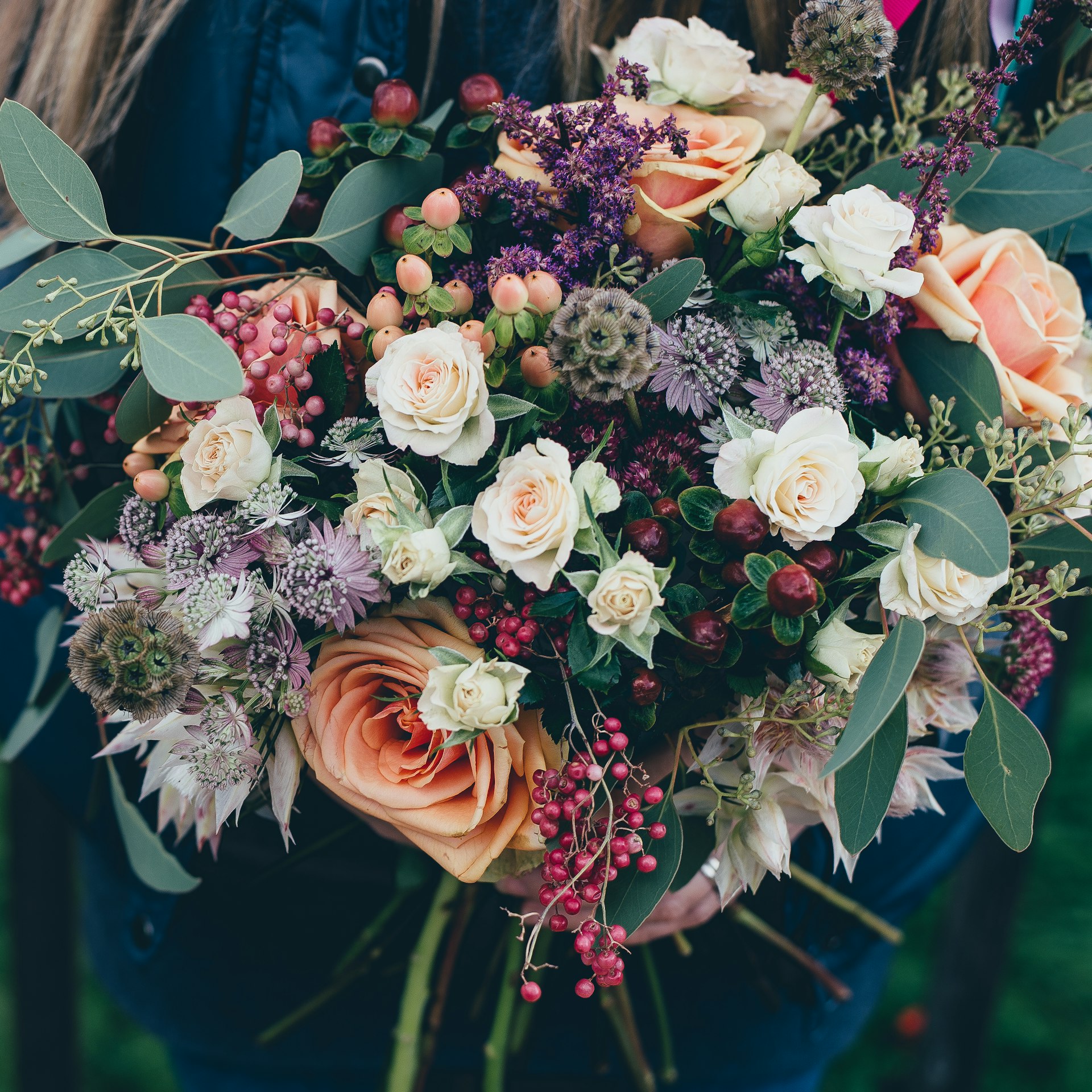 Arreglo floral para novia y bodas